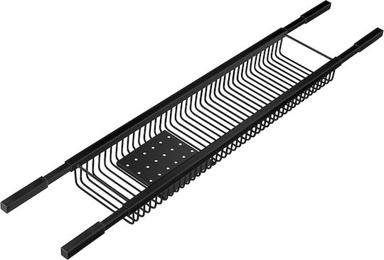 Sanco 00151-M118 Wandmontiertes Badezimmerregal Metallisch Grau