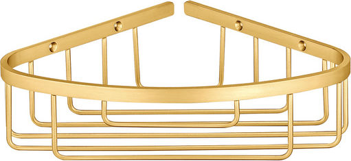 Sanco 00008-M118 Eckmontierte Badezimmerregal Metallisch Grau