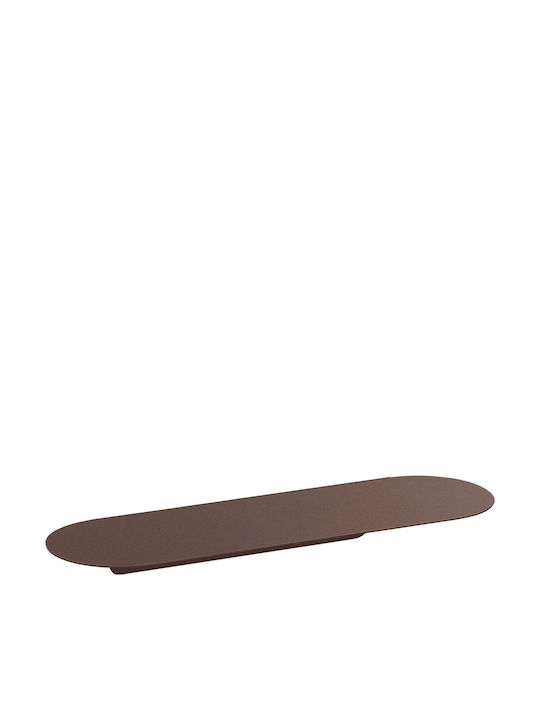 Sanco Wall Mounted Bathroom Shelf Metallic Gray