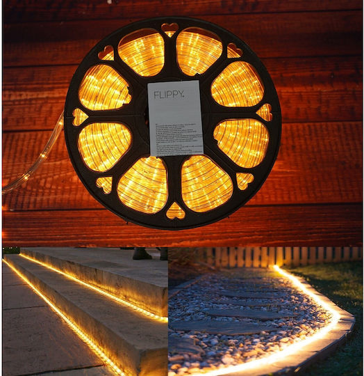 Weihnachtsröhrenlichter 288 Glühbirnen 220V Warmes Weiß mit Programmen 12m IP65