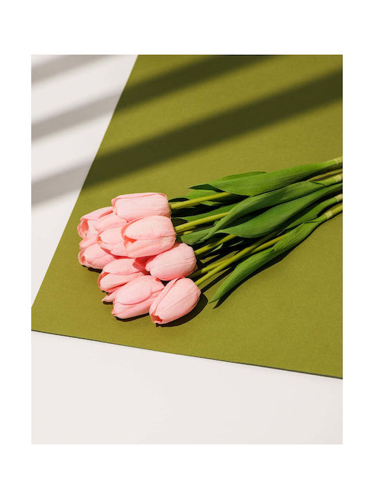 Koart Tulipa1 Φούξια Τεχνητή Τουλίπα Real Touch 47.5 Εκ 1τμχ