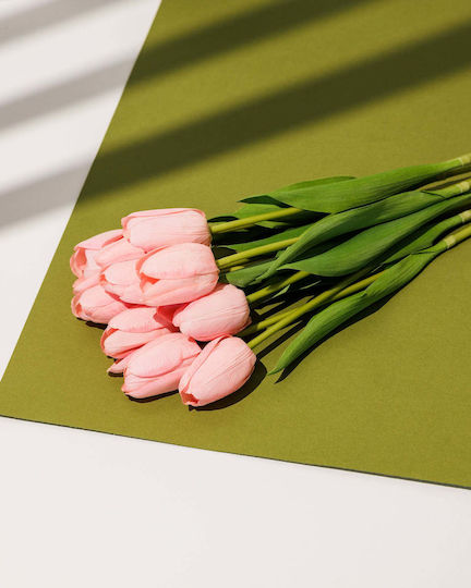 Koart Tulip1 Fuchsia Artificial Tulip Real Touch 47.5 Cm 1 Piece