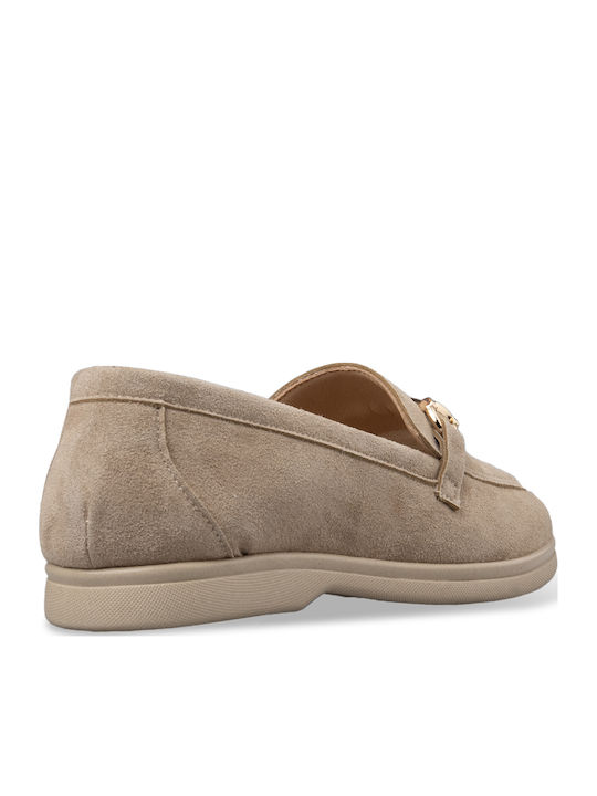 Γυναικεία Loafers σε Μπεζ Χρώμα