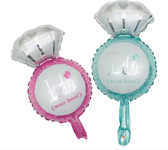 Hochzeitsballon Folie Blau 46cm