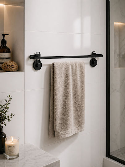MRShome Wandhalterung mit Saugnapf 60x8.5cm Schwarze