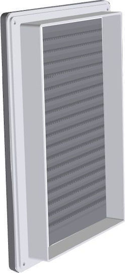 AirRoxy Vent Louvers 21x14cm Rectangles with Sieve