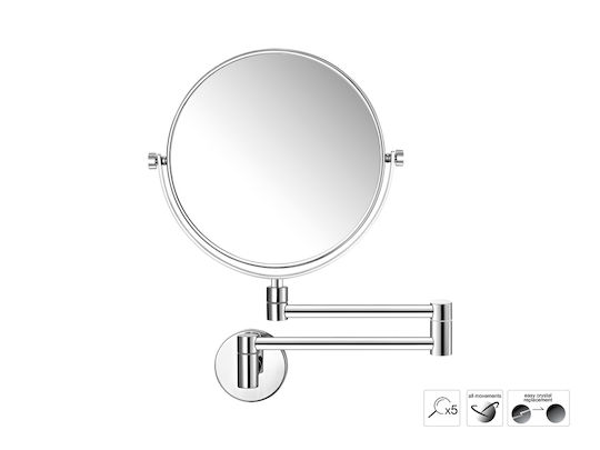 Sanco Sanco Schminkspiegel Wand 116cm Schwarzer MR-801-M116