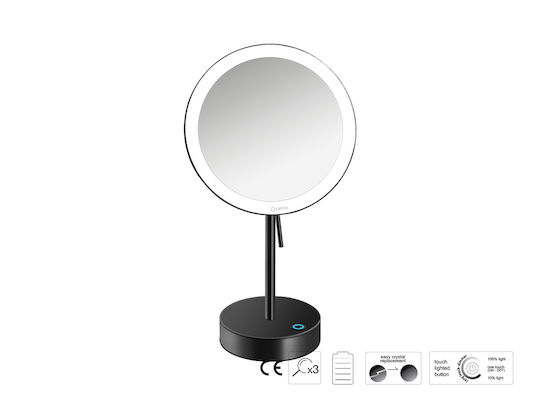 Sanco Sanco Schminkspiegel Tischgerät mit Licht 104cm Graue