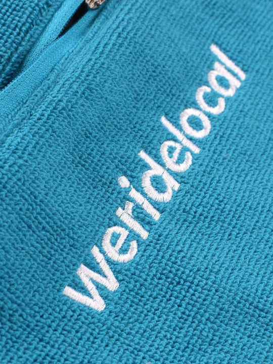 We Ride Local Beach Poncho Blue