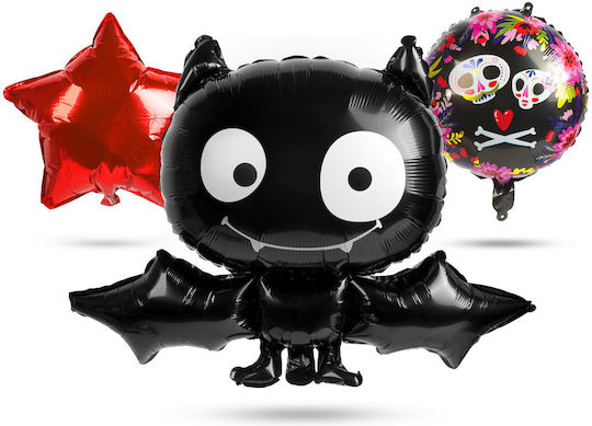 Set 5 Baloane Halloween Folie Portocalii Jumbo 60 cm