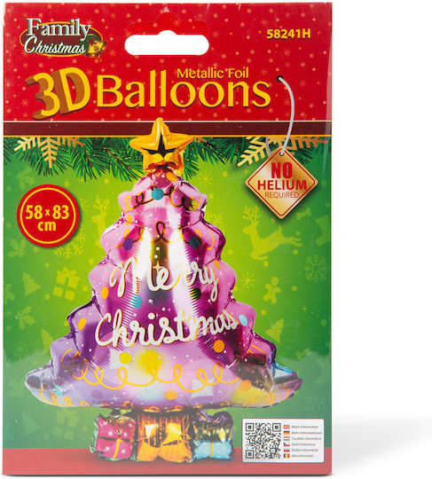 Christmas Foil Jumbo Balloon 83cm
