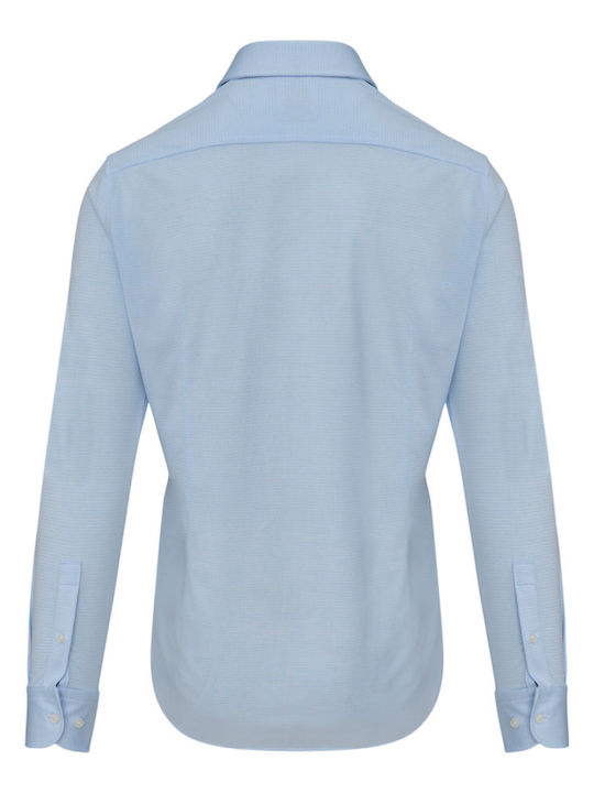 Fit Long Sleeve Shirt in Slim Fit Light Blue