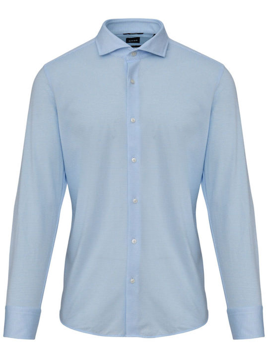 Fit Long Sleeve Shirt in Slim Fit Light Blue