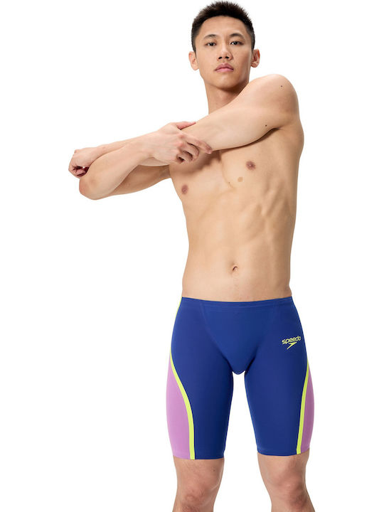Speedo Мъжки Състезателен Заглушител Бански За Плуване Лилав