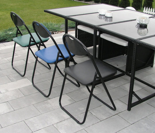 Outdoor Plastic Black Chair