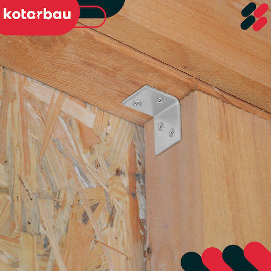 Kotarbau Adaptor Pentru Pergolă Galvanizat 2.5x2.5cm 100 Bucăți