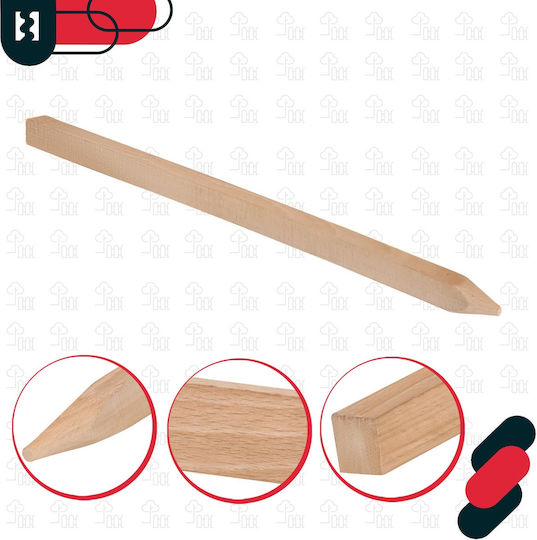 Kotarbau Holzpflanzenspieße Tomaten Gemüse Gartenstützen Bäume Sträucher 30 cm Set 25 Stück
