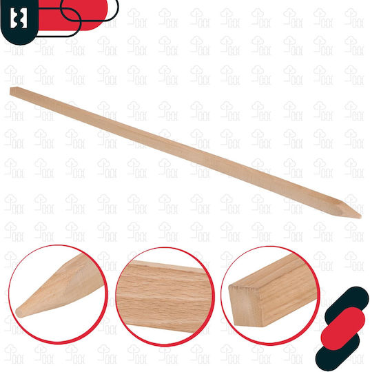 Kotarbau Holzpflanzenspieße Tomaten Gemüse Gartenstützen Bäume Sträucher 100 cm Set 5 Stück
