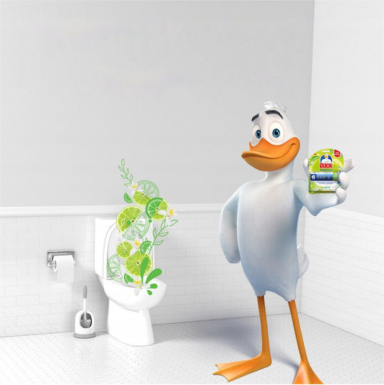 Duck Fresh Discs Bloc De Toaletă Cu Miros De Prospețime Lime 2x36ml
