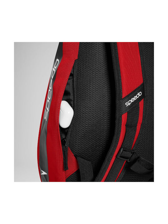Speedo 35l Τσάντα Ώμου για Γυμναστήριο Κόκκινη