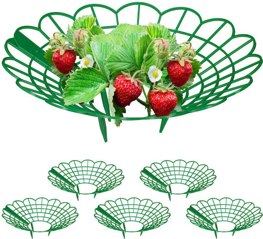 Relaxdays Set Suport Pentru Căpșuni Verde 10x30x30 Cm Relaxdays Set Suport Pentru Căpșuni Verde 10x30x30 Cm
