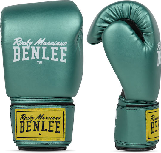 Benlee Rodney Boxing Gloves from Synthetic Leather for Competition Gloves Metallic Green/Black