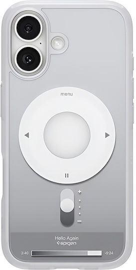 Spigen Ultra Hybrid Classic Rückseite Umschlag Silikon / Kunststoff Silber (iPhone 17)