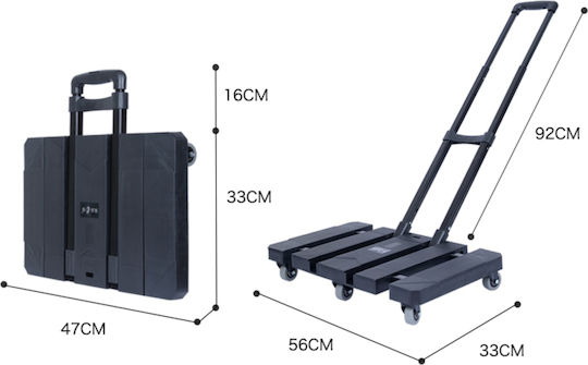 Foldable Platform Trolley 180kg