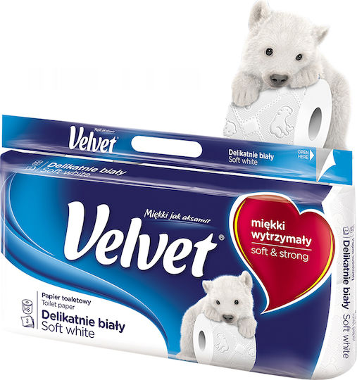 Raw-Pol Toilet Paper 8 Rolls 3 Ply 5906142910694