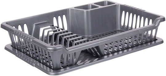 Orion Geschirrabtropfer Kunststoff Grau 40x29x8.5cm