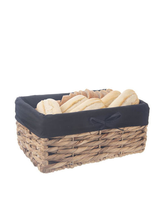 Orion Fabric Black Storage Basket 36.5x25x15.5cm