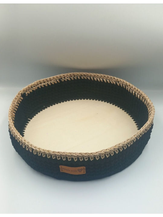Aristourgimata Black Bamboo Storage Basket