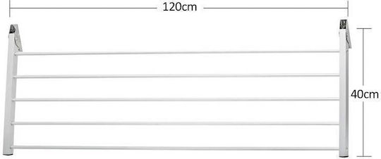 Grekon Aprozar Pliabil de Pardoseală din Aluminiu 40x120cm