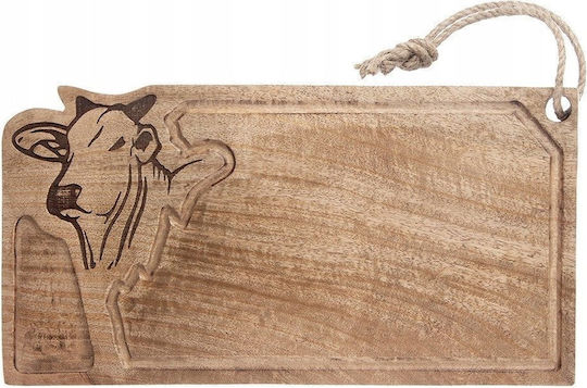 Orion Επιφάνεια Κοπής Ξύλινη Μπεζ 45x22cm
