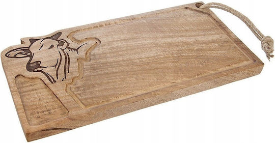 Orion Επιφάνεια Κοπής Ξύλινη Μπεζ 45x22cm