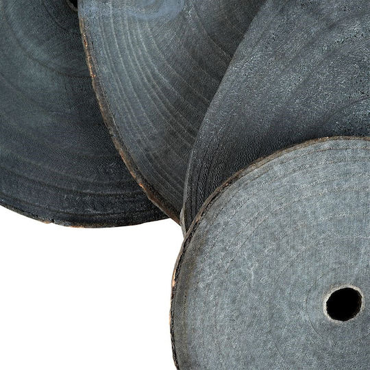 Vilde Wooden Gray Coasters 4 Pieces