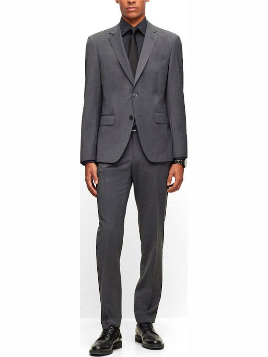 Boss Σακακι Κοστουμιου Slim Fit H-huge-mm-c-224 Γκρι