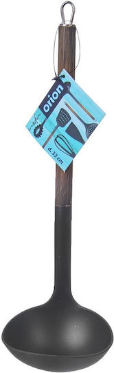 Orion Deep Wooden Black Soup Spoon