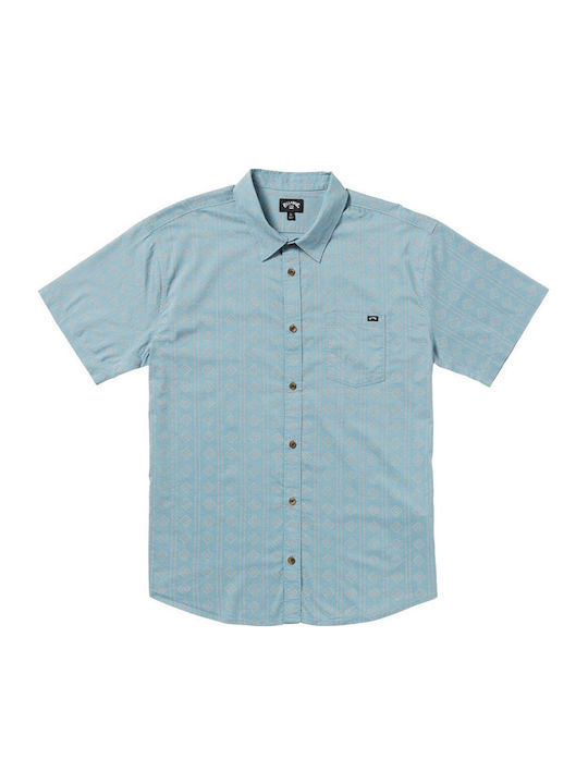 Sundays Mini Къс ръкав Памучен Риза Light Blue