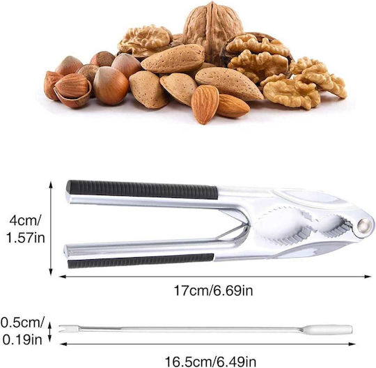 Metallic Nutcracker Walnut & Chestnut Opener