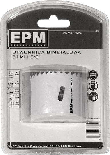 EPM Lochsäge Trockenschnitt mit Durchmesser 51mm
