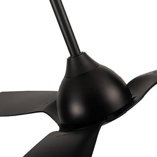 Eurolamp Deckenventilator 127cm mit Leuchte Schwarz