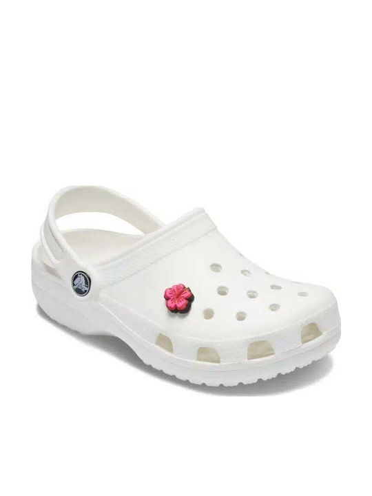 Crocs Jibbitz Charm Hibiscus Flower Red Crocs Jibbitz Charm Hibiscus Flower Red