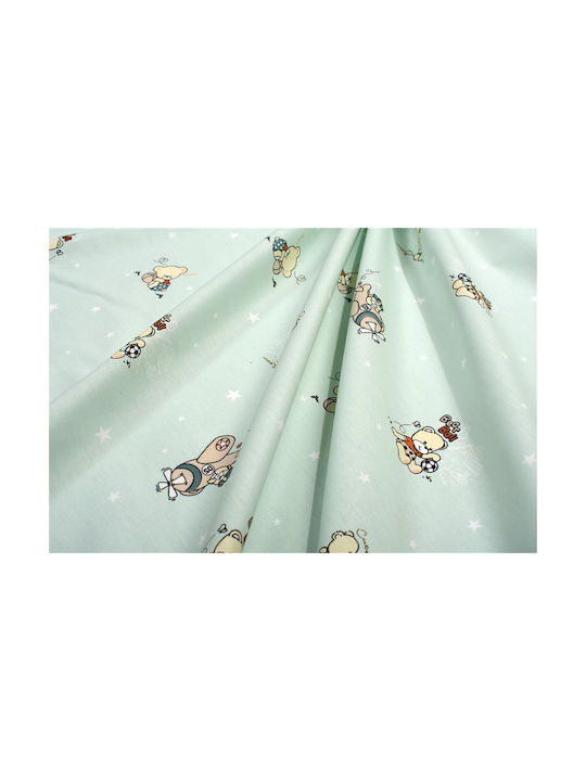 Dimcol Baby Duvet Cover Bear's Playtime 593 Mint 120x160cm