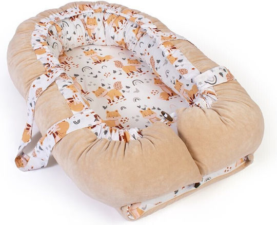 Dimcol Βρεφικό Μαξιλάρι Φωλιά Cute Fox White-beige 60x85εκ. Dimcol Βρεφικό Μαξιλάρι Φωλιά Cute Fox White-beige 60x85εκ.
