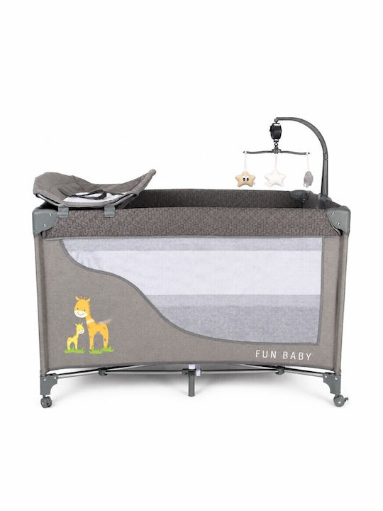 Fun Baby Παρκοκρέβατο 2 Επιπέδων 62x125cm Fun Baby Παρκοκρέβατο 2 Επιπέδων 62x125cm