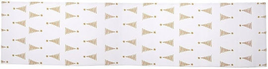 Orion Christmas Tablecloth Fabric Runner Trees 130x32cm