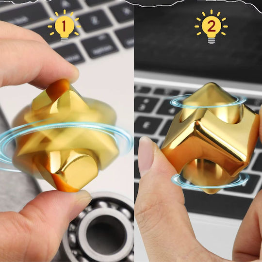 Alista Home Fidget Spinner Μεταλλικό Γκρι