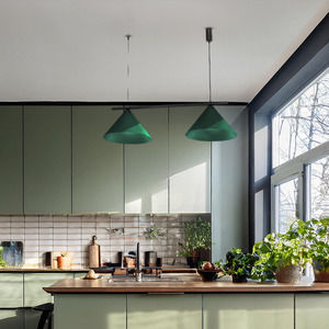 Eko Light Pendant Ceiling Light Black with GX53 Socket