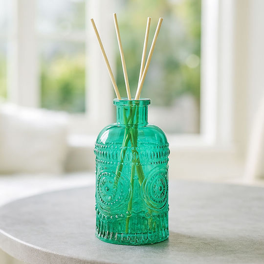 Relaxdays Set Vaze Decorative Din Sticlă Verde 6xÎ13cm 12 Bucăți